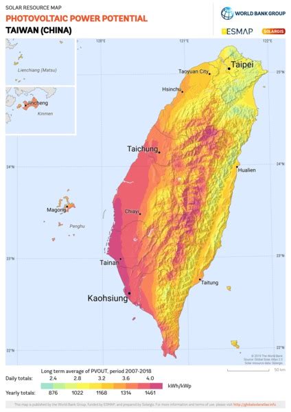 solar irradiance map taiwan|Solar power in Taiwan .